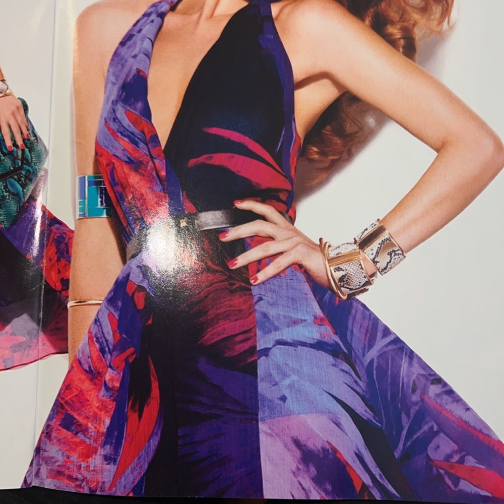 BEBE Halter print Hilo maxi dress - Picture 9 of 9